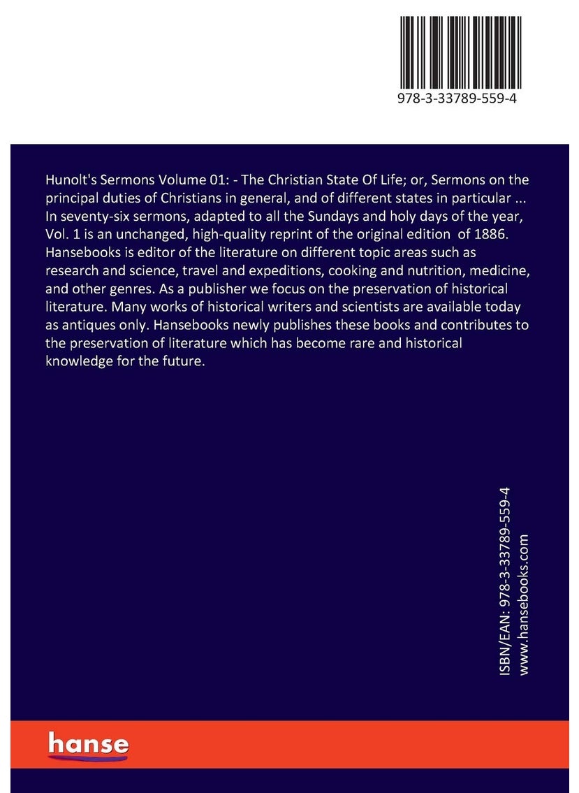 Hunolt's Sermons Volume 01::The Christian State Of Life; or, Sermons on the principal duties of Christians in general, and of different states in part  - Image 2