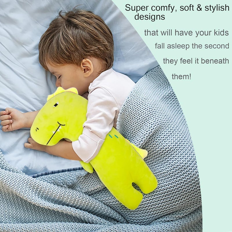 DAGDIYA DAGDIYA Seatbelt Pillow for Kids - Green Car Seat Belt Cushion & Headrest Support - Comfortable Shoulder Pad & Seat Strap Adjuster for Children & Baby - Safe Travel Accessory - Image 4