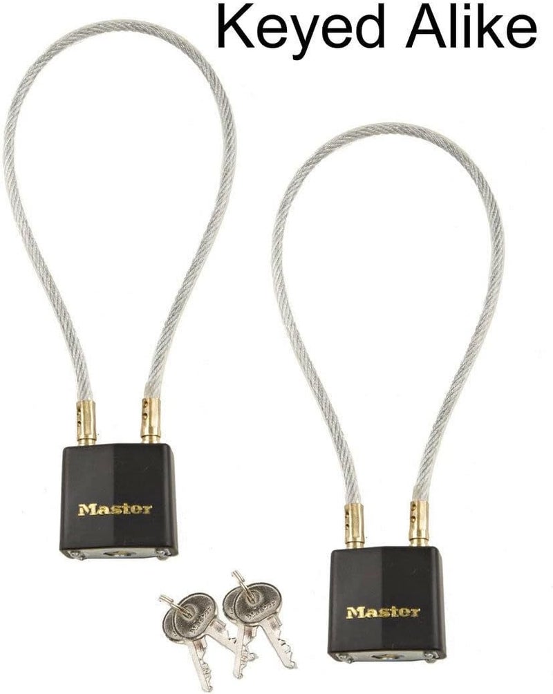 MasterLock Motorcycle Helmet Lock- #99KA - 2 Keyed Alike - Image 2