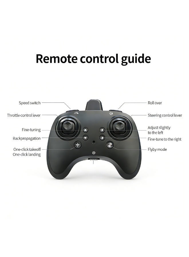 Closeli Drone Plane Toy for Kids, RC Airplane,RC Fighter Jet Drone,with 2 Rechargeable Batteries, Altitude Hold System, One Key Start Landing, 360 Flip Stunt Flying, LED Light Remote Control Aircraft, Beginner Friendly Electric Flying Toy Gift - Image 2