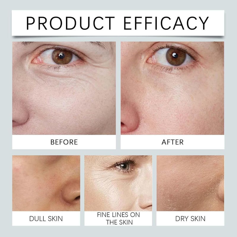 Zikra Hydrating Collagen Face Mask Firming Anti Wrinkles Moisturzing Face Masks Beauty for Nourishing Bio-Collagen Real Deep Collagen Overnight Mask Skincare 5 Sheets Per Box - Image 2