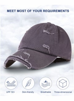 Blue Vintage Distressed Hat Washed Baseball Cap Adjustable Cotton Dad Hat for Men Women - pzsku/Z3513C4D87D737A651840Z/45/_/1717035190/4ce67f97-bad8-4a10-903b-efe23dbef3f0