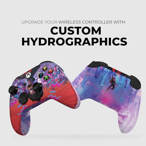 DreamController Milles Moralles Spiidervers Custom X-box Controller Wirelless compatible with X-box One/Series X/S Proudly Customized in USA with Permanent HYDRO-DIP (NOT JUST A SKIN) - Image 3
