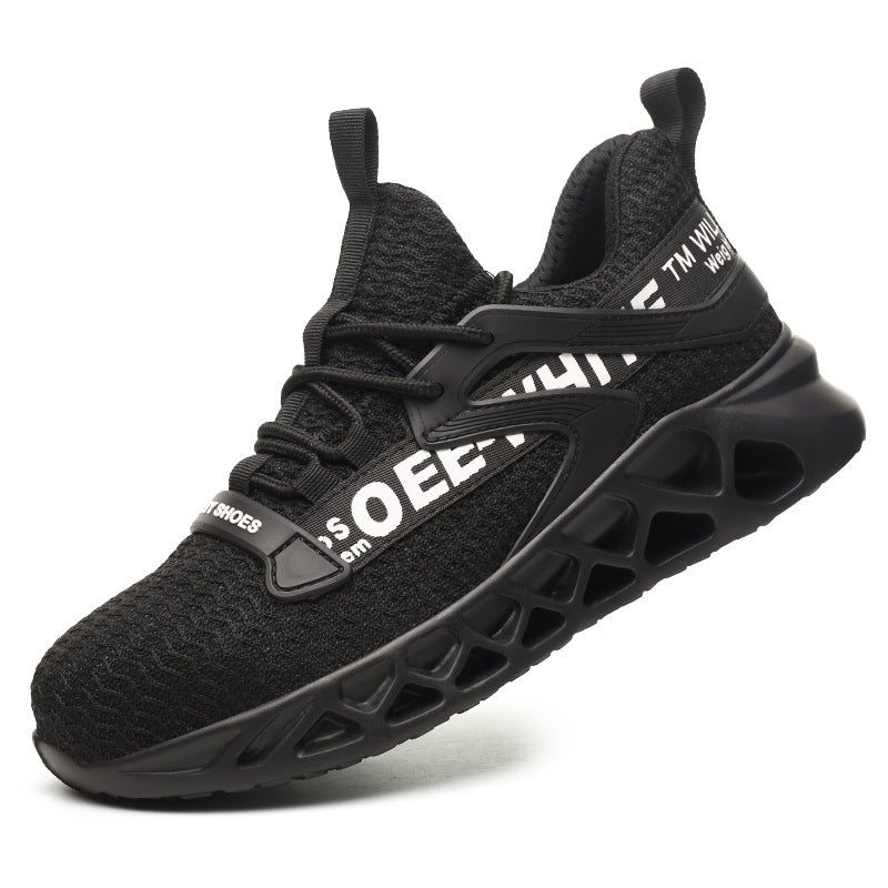 Labor Protection Shoes For Men, Non-Slip, Anti-Smash, Anti-Puncture, Protective Safety Old Protection Work Shoes, Summer Breathable, Deodorant For Women - Image 1