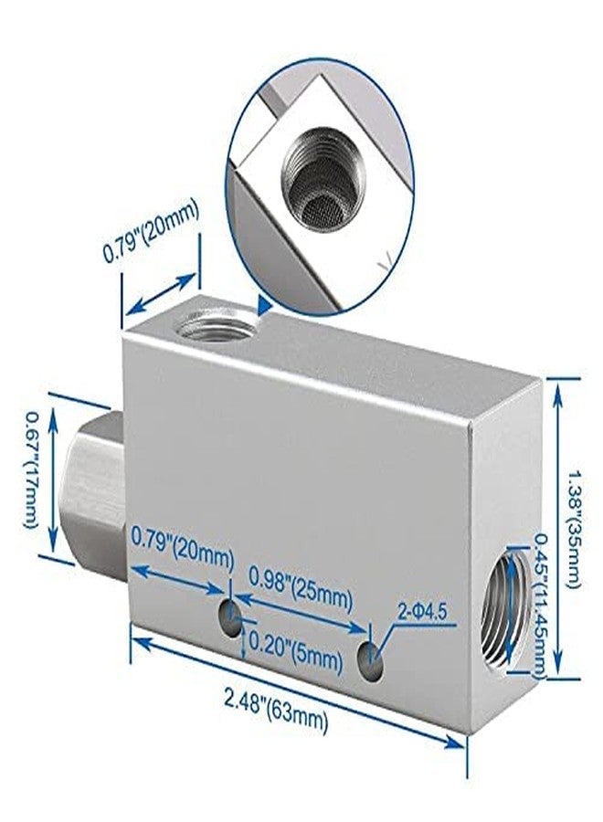 Baomain CV-15HS 1/4" PT Female Thread Dia Vacuum Ejector Pneumatic Fitting - Image 5