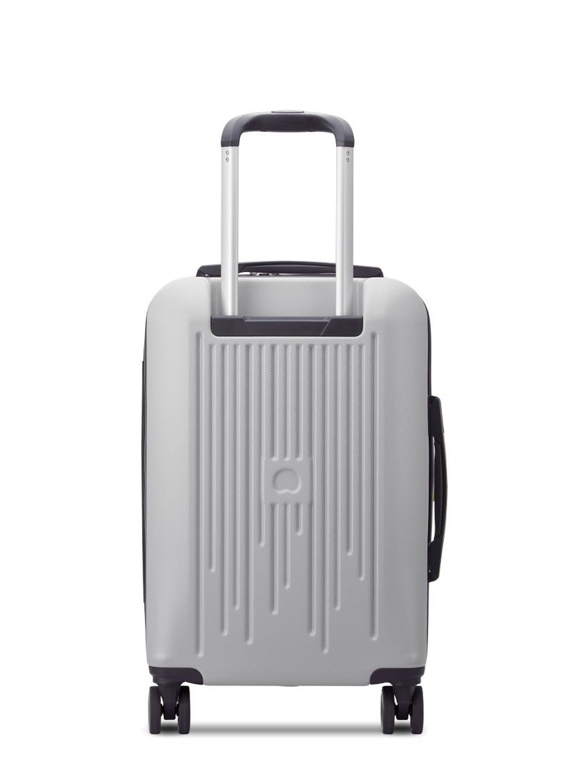 DELSEY Christine Hardside Expendable Double wheel luggage cabin trolley suitcase 55cm/22Inch, 3.0kg, 38+5L Strom Grey - Small - Image 3