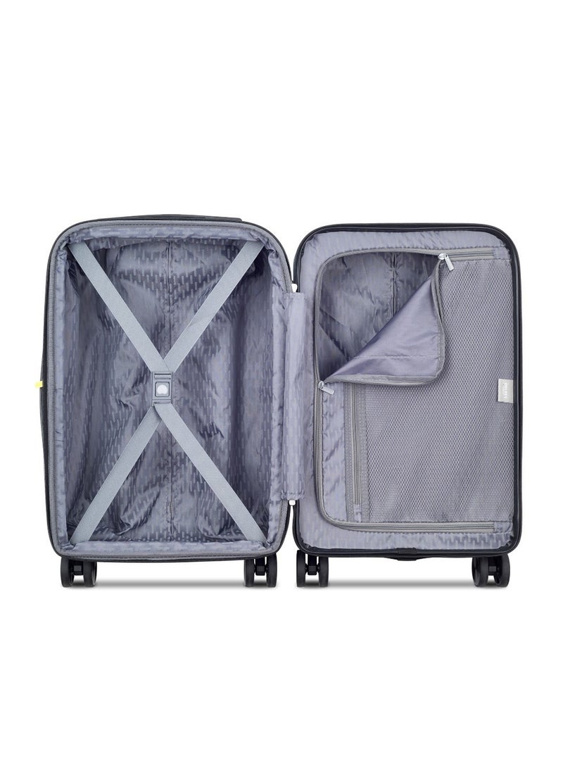 DELSEY Christine Hardside Expendable Double wheel luggage cabin trolley suitcase 55cm/22Inch, 3.0kg, 38+5L Strom Grey - Small - Image 5