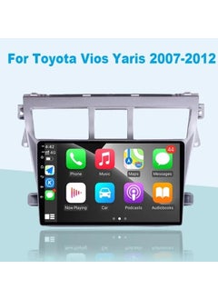 RAYMOS Android Car Stereo For Toyota Yaris 2007-2012 Support Apple Carplay Android Auto Wireless Bluetooth USB Video Audio Playback Night Vision Camera Included IPS Touch Screen DSP  - Image 1