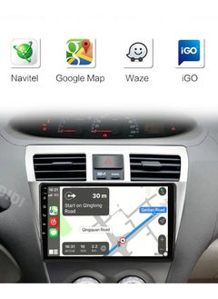 RAYMOS Android Car Stereo For Toyota Yaris 2007-2012 Support Apple Carplay Android Auto Wireless Bluetooth USB Video Audio Playback Night Vision Camera Included IPS Touch Screen DSP  - Image 4