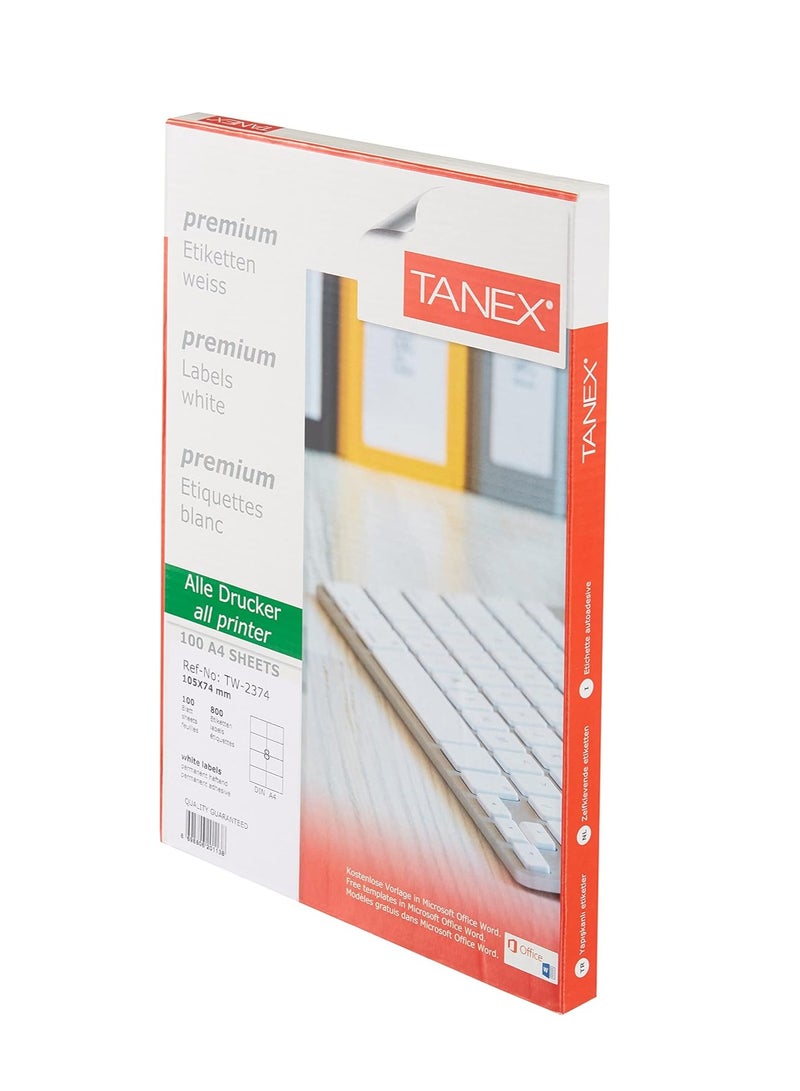 Tanex TW-2374 Labels - Image 3