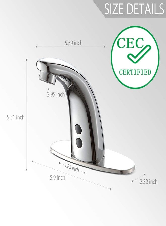 هالو صنبور HALO بدون لمس مع مستشعر حركة CEC Watersense للحمام مع وحدة مزدوجة أوتوماتيكية Grifo بدون استخدام اليدين، مثالي للفنادق والمدارس والأماكن العامة - Image 2