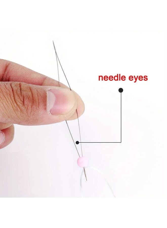 Beaded Needle Pins Open Needles 5PCS Set 2 99inch DIY Jewelry Making Tools - Image 4