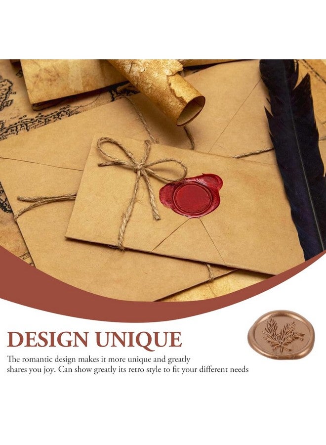 هاسذيب ملصقات ختم الشمع الذهبي من HASTHIP®، ١٠ قطع - ملصقات ختم مغلفات دعوات الزفاف، أختام ذاتية اللصق مقاس ١٫٢ بوصة للدعوات، وعيد الميلاد، وتغليف الهدايا، والحفلات، والمظاريف - Image 2