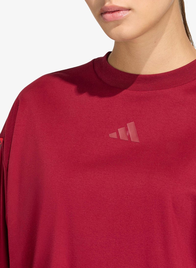 Adidas Saudia Travel Pack Soft Lux Loose T-Shirt - Image 3