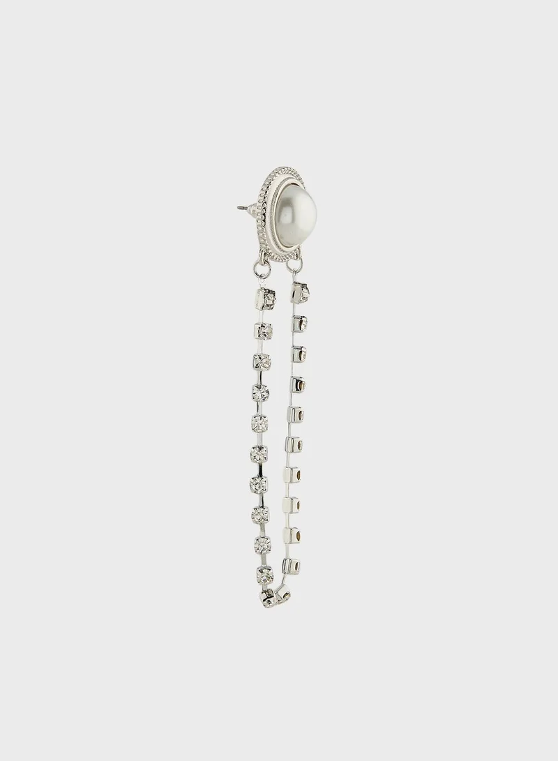 Ella Limited Edition Pearl Stud Diamante Earrings