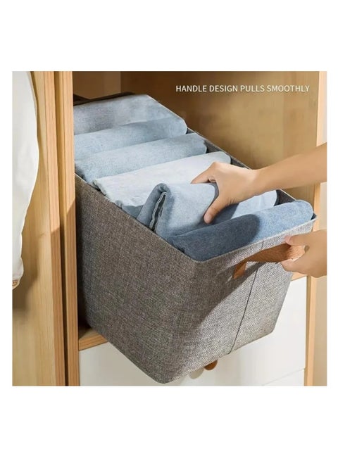 Foldable Oxford Storage Box for Organizing Clothes, Towels and Bedding, Size 44*30*20 cm (Color May Vary)