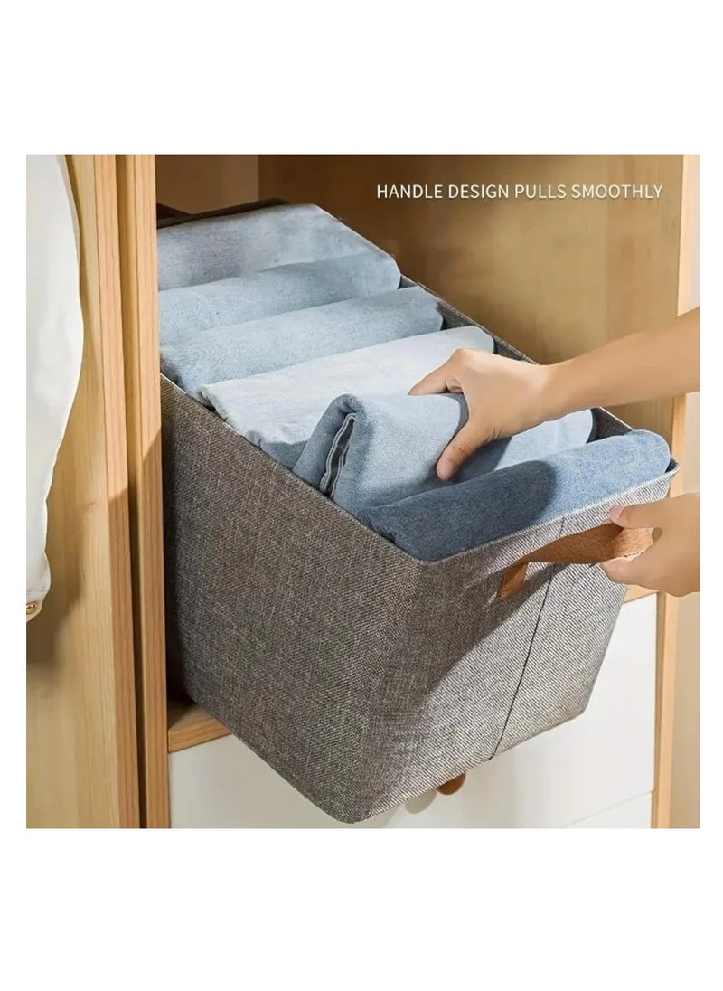 Generic Foldable Oxford Storage Box for Organizing Clothes, Towels and Bedding, Size 44*30*20 cm (Color May Vary)  - Image 1