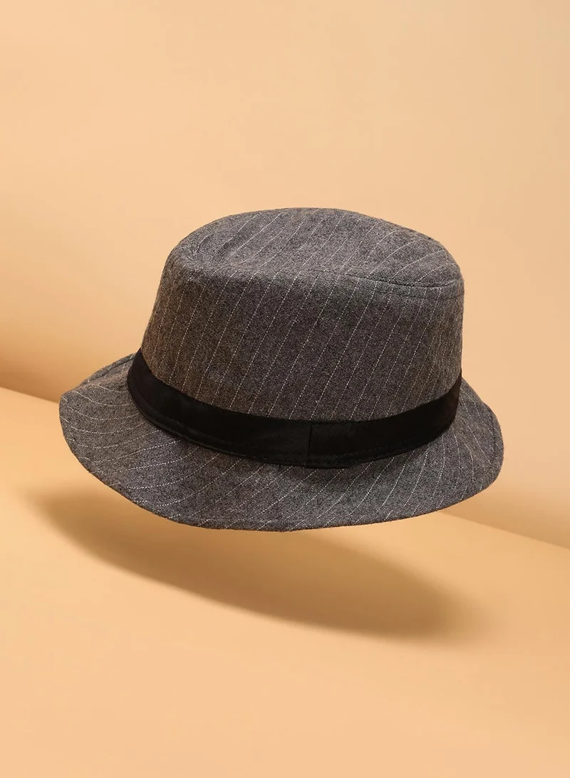 Haute Sauce Casual Checkered Fedora Hat For Women