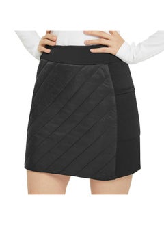 FitsT4 Sports Sports Women'S Puffer Skirts Lightweight Quilted Sport Skorts Insulated Warm Snow Skirts Hiking Running Golf Black Size M  - Image 1