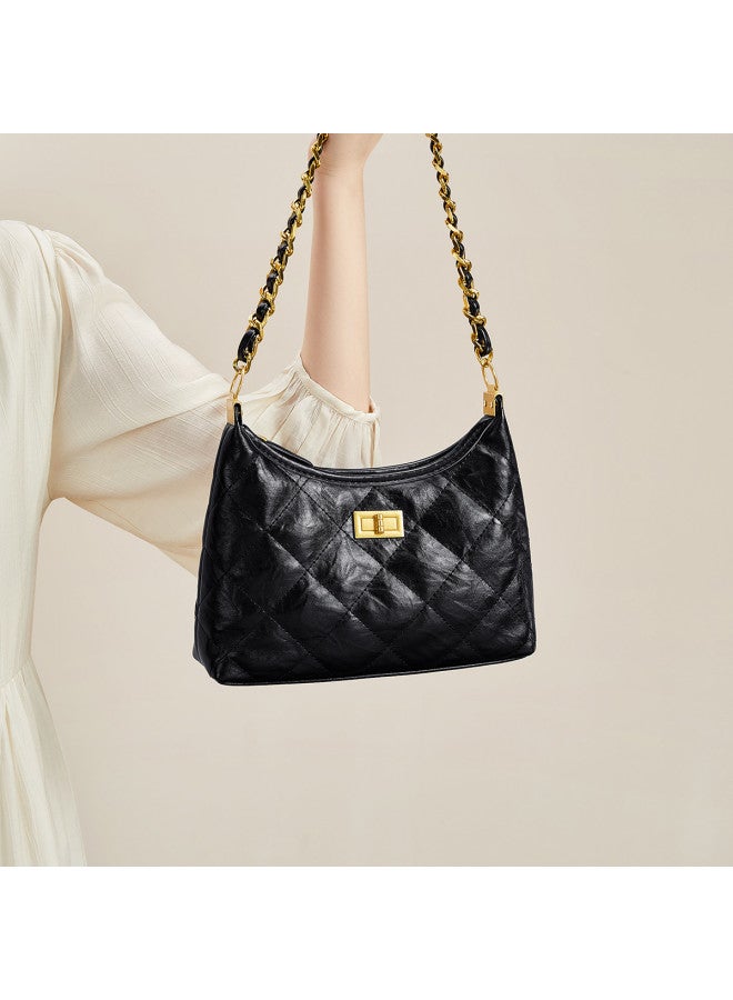 Popular Versatile Large Capacity Crossbody Bag, Diamond Quilted Bag, Underarm Bag, Lightweight Travel Shoulder Bag - Image 3