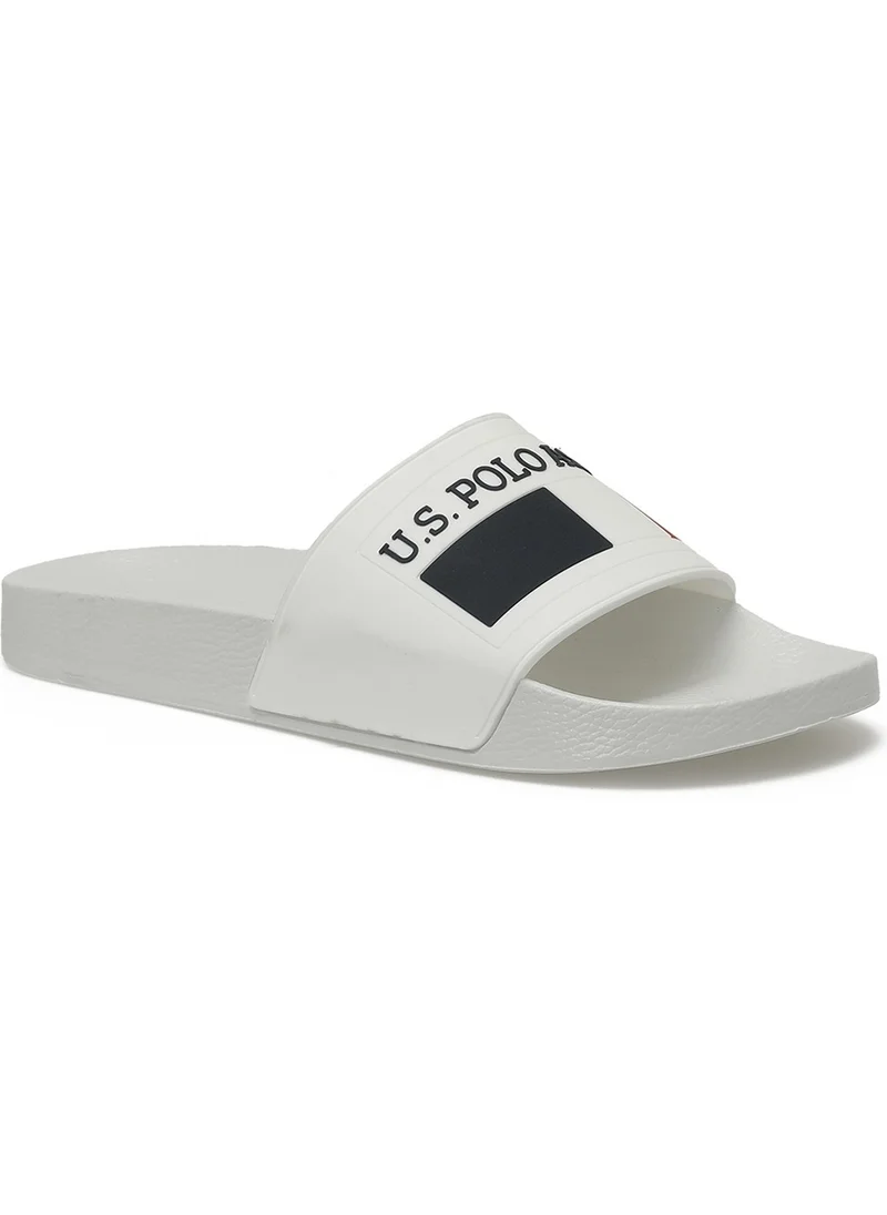 U.S. Polo Assn. Base. Polo Assn. Nico 4fx White Men's Slippers
