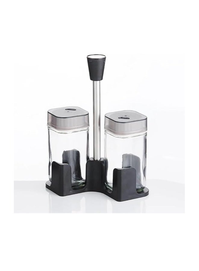 طقم ملاحة 2 قطعة ستيل برأس متحرك مع حامل - Image 1