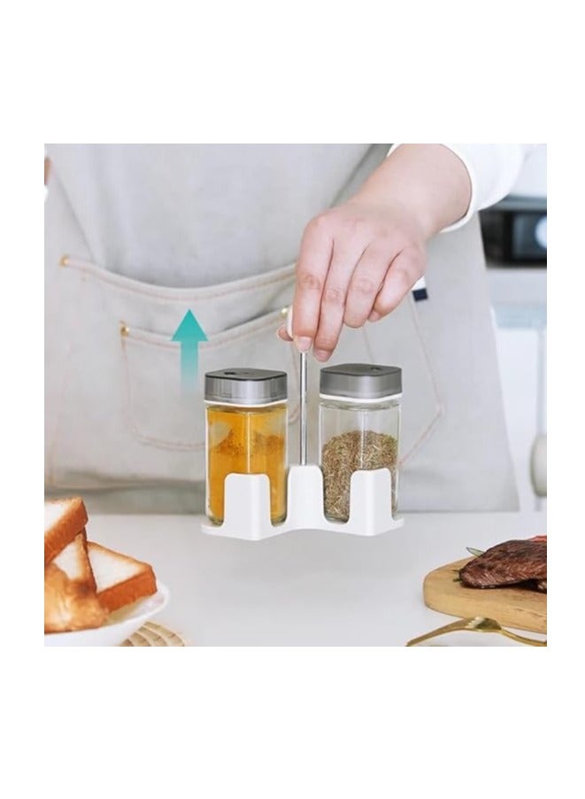 طقم ملاحة 2 قطعة ستيل برأس متحرك مع حامل - Image 3