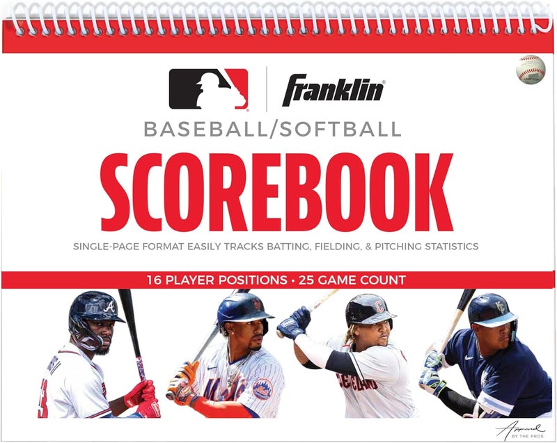 MLB Franklin Sports MLB Baseball and Softball Scorebook - Image 1
