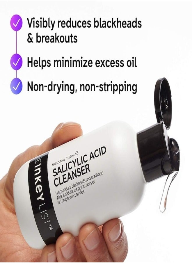 The Inkey List The INKEY List Salicylic Acid Acne + Blackhead Cleanser 150ml  - Image 2