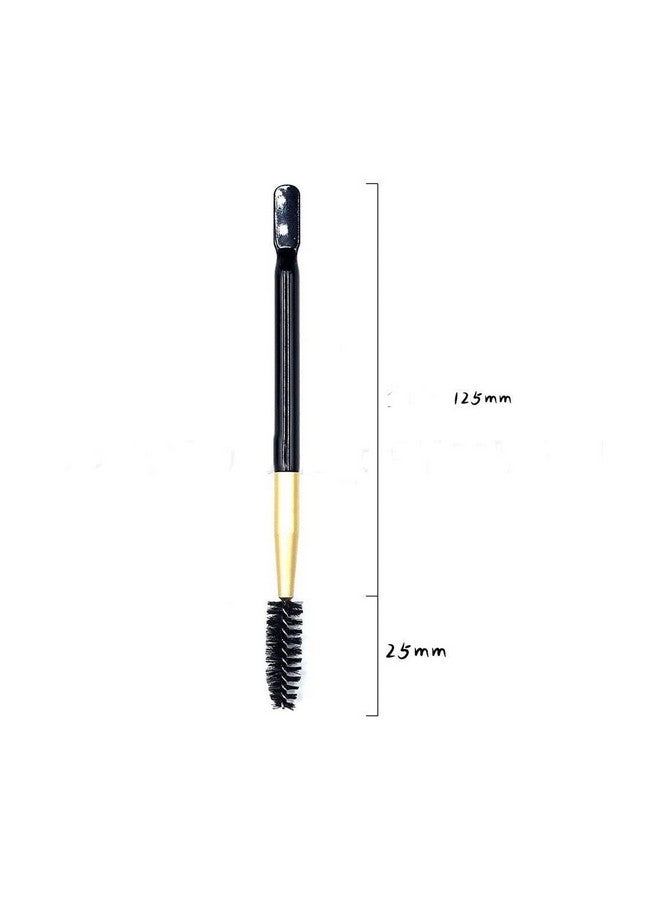 TEONEI Brow Gel Spatula And Spoolie Brusheyebrow Applicator Brush With Spatuladoubleheaded Eyelashes Curler Volume Tool4Pcs - Image 2