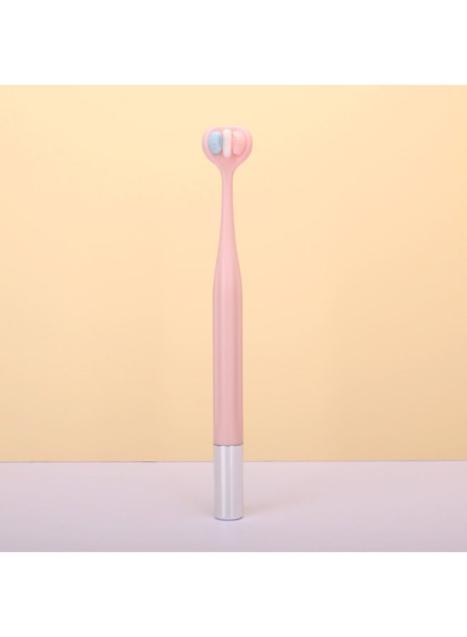 NIBEMINENT Kids Toothbrush, Child Toothbrush,3 Sided Toothbrush Kids,Autism Toothbrush for Kids,Soft and Gentle for Complete Tooth and Gum Care,Toothbrush 2 Pack - Image 1