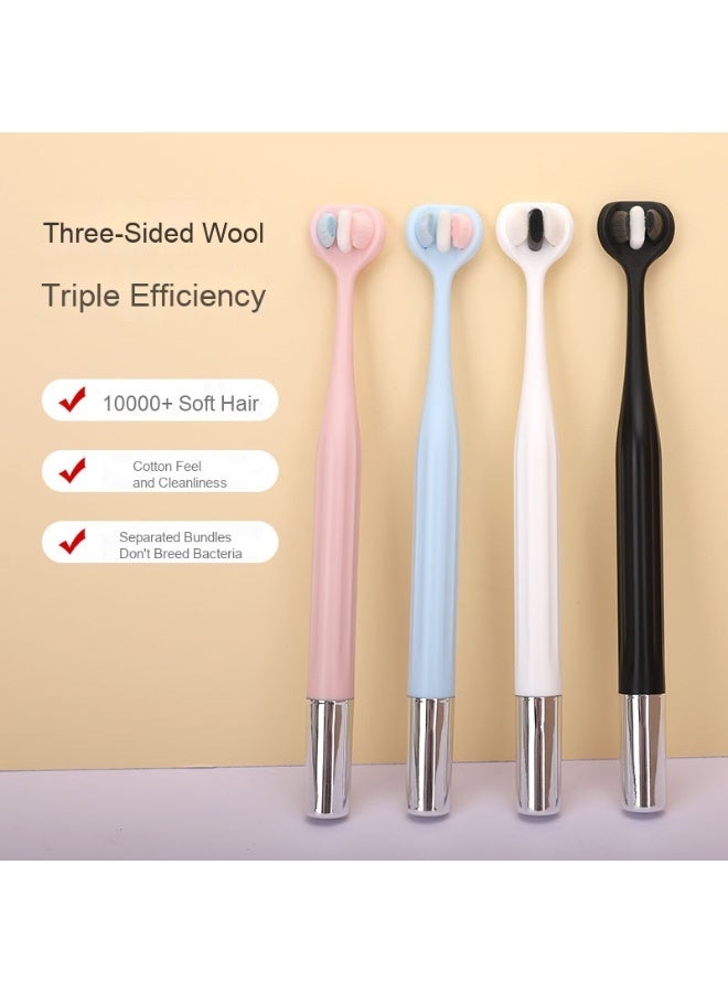 NIBEMINENT Kids Toothbrush, Child Toothbrush,3 Sided Toothbrush Kids,Autism Toothbrush for Kids,Soft and Gentle for Complete Tooth and Gum Care,Toothbrush 2 Pack - Image 2