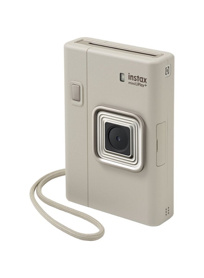 instax mini LiPlay+ Hybrid Instant Camera (Sand Beige) - Image 3