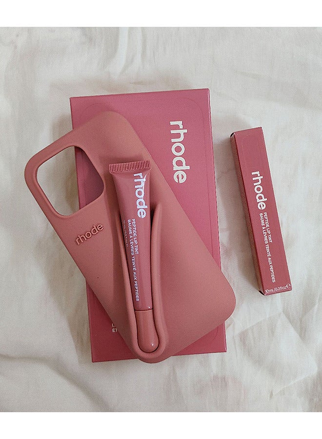 rhode Peptide Lip Tint (Toast) + Summer Lip Case Case (Toast) - Limited Edition Suitable For iPhone 16 Pro Max Case - Image 2