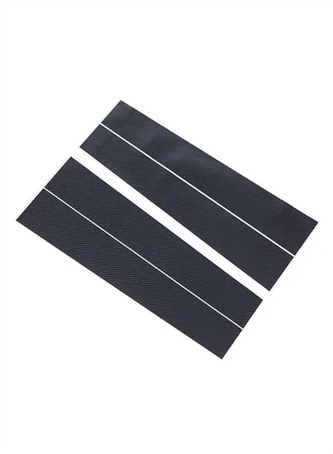 BLOOMING TIME 3D Stereo Carbon Fiber B-Pillar Modified Car Stickers In The Column Plating Film - Image 4