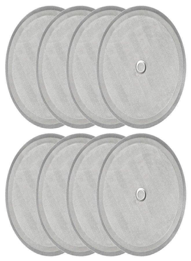 Joworthy 8 Pcs French Press Filter Replacement Compatible with Stanley 48oz French Press Coffee Maker, Stainless Steel French Press Screen Replacement, Easy to Clean and Reusable - Image 1