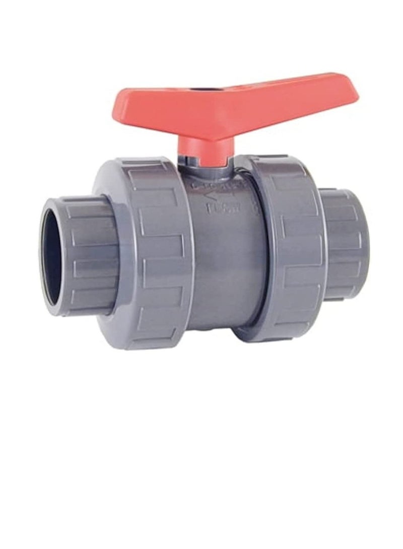 تجهيزات أنابيب إمدادات المياه الثقيلة من Cepex PVC لحمام السباحة والزراعة والري والسباكة التجارية (1.1 / 4 بوصة ، صمام الاتحاد الكروي (مانع للتكتل)) - Image 2