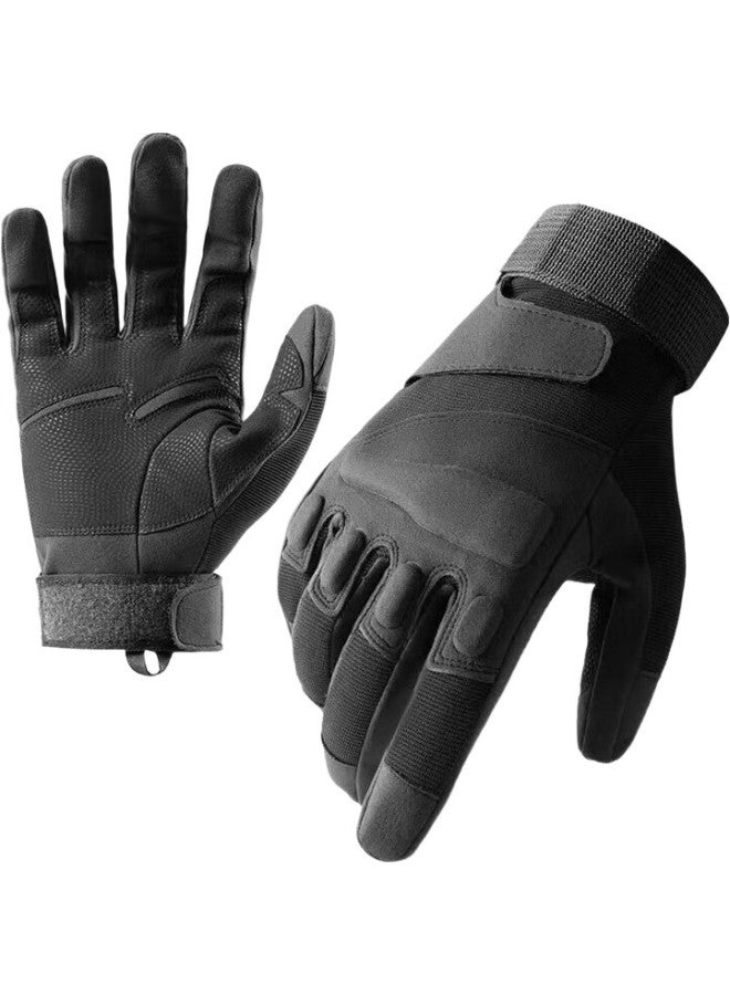 Ousen Tactical Gloves, Sports Cycling Long Finger, Men'S Windproof, Spring And Summer, All-Season, Motorcycle Outdoor Full-Finger, Touchscreen Compatible, Non-Slip Gloves - Image 3
