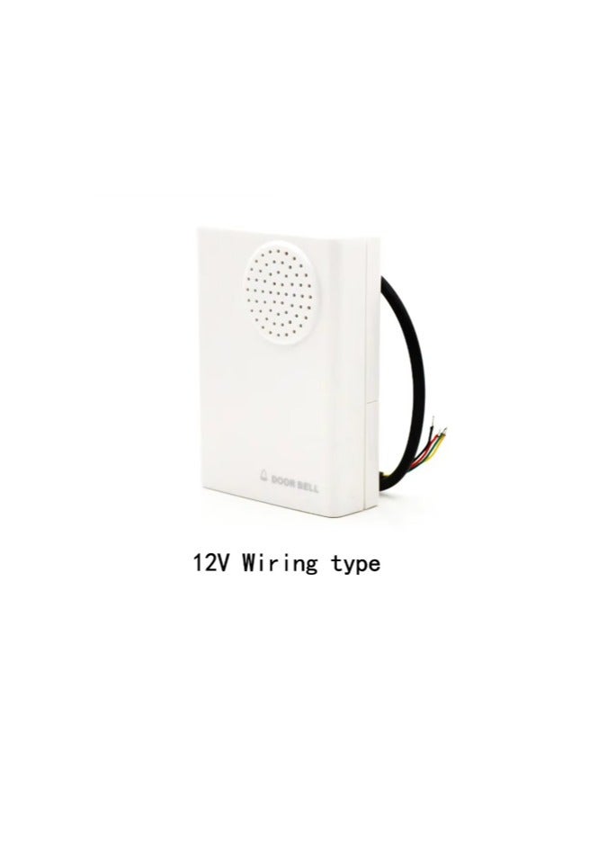 GOMETY Wired Doorbell for Door System Wired Doorbell Wired Access Control Outdoor Wired Doorbell Noisy Ding-dong Ringtones Chime for DC 12V Door System - Image 1