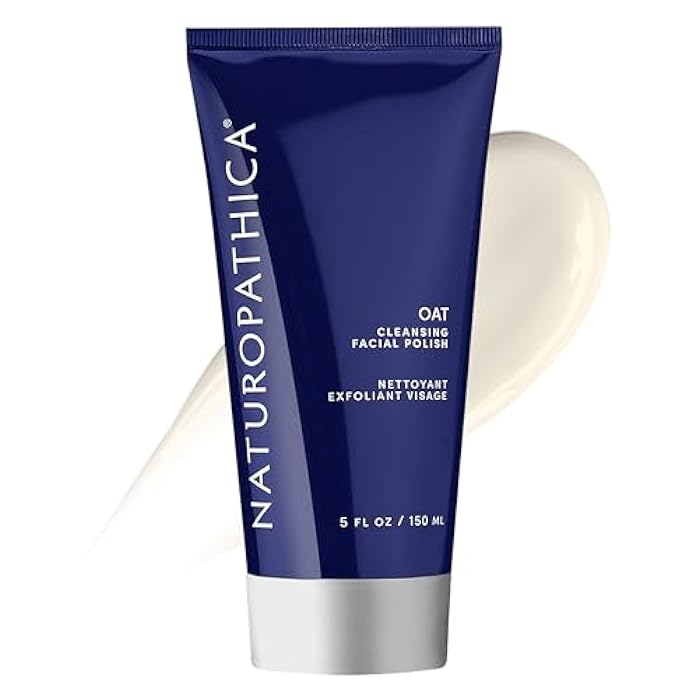 Naturopathica Oat Cleansing Facial Polish - Multi-Use Facial Cleanser - Face Scrub & Mask - Exfoliating Face Wash for Women & Men - Gentle Exfoliating - 5 fl oz - Image 1