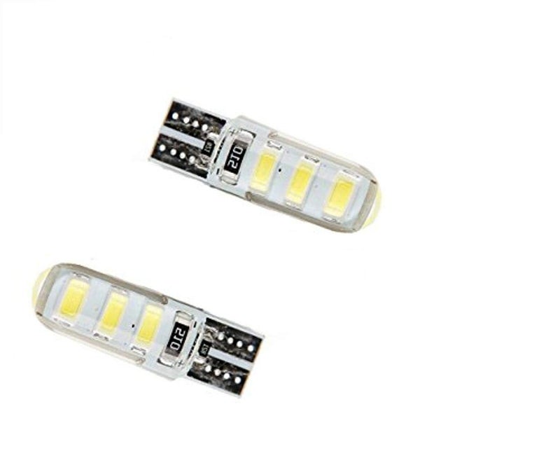 AOWbikes 6 SMD (White) Gel LED AOWbikesrking Bulb Pilot Light/License Plate car Lights For Skoda Rapid (AOWbikesir/12V) - Image 5