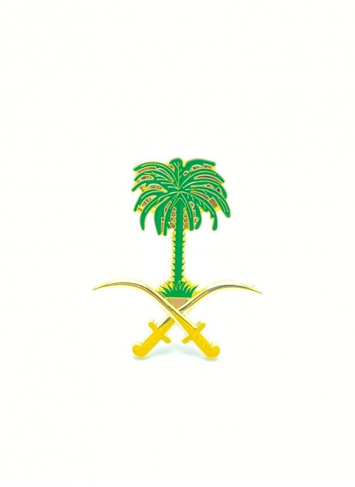 Generic - Palm sign and two swords for the front grille, characterized by elegance and a suitable size that gives your car luxury - Image 1
