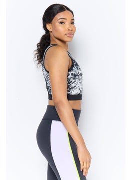 Reebok Women Sportswear Fit Outdoor Bralette, Black  - Image 3