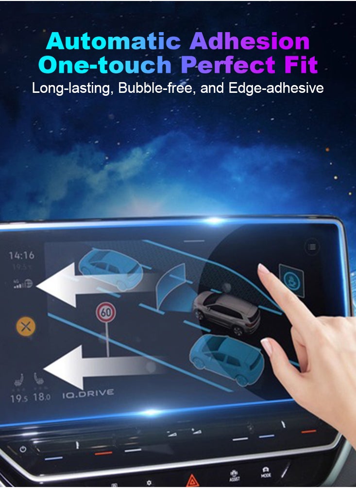 Perfii Tempered Glass Screen Protector for Volkswagen ID.6 - Precise Fit for the GPS Navigation LCD Display - HD Clear Protective Film, Car Interior Accessories  - Image 5