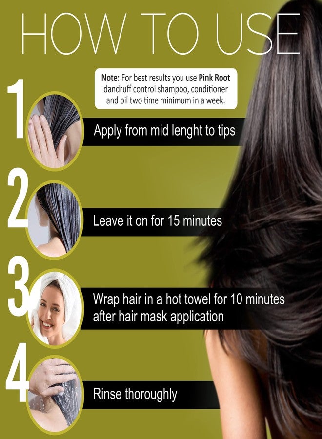 Pink Root Dandruff Control Hair Mask 200gm - Image 5