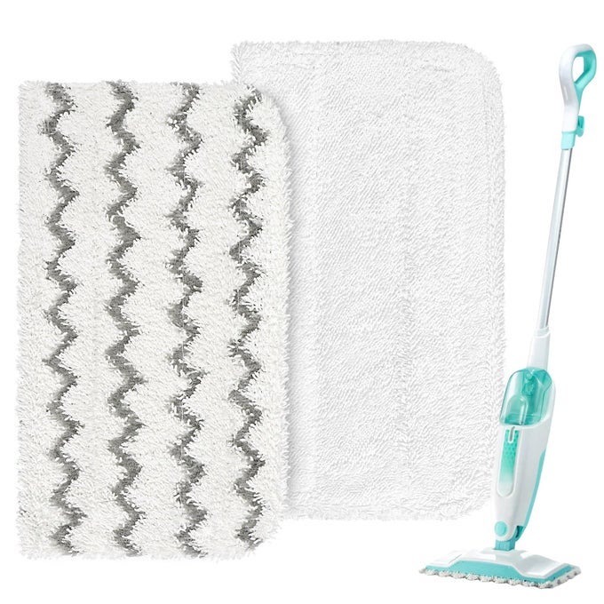 STEAM MOP REPLACEMENT PADS FOR SHARK STEAM MOPS S1000S1000AS1000CS1000WMAND S1001CREUSABLE MICROFIBER STEAMER SCRUB MOP PADS FOR ALL HARD FLOORS2 PACK