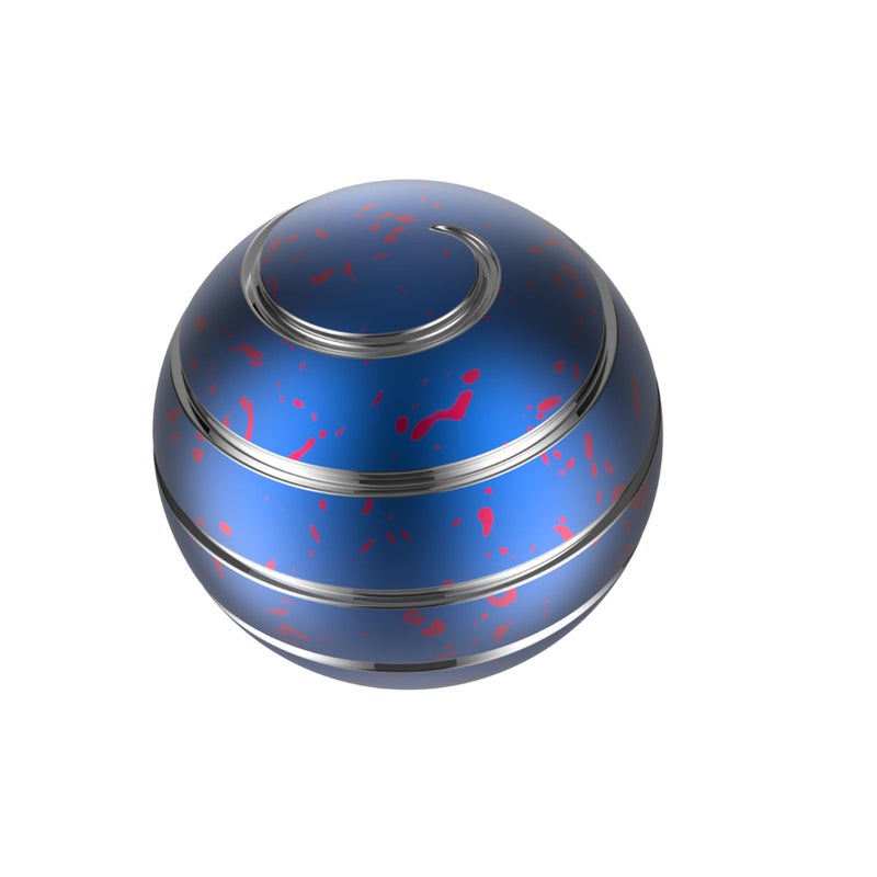 Apqdw Fidget Toys for Ages 812 154 Kinetic Spinning Desk Toys Fidgets for Classroom Metal Desk Fidgets for Office for Adults 39MM Blue Pink - Image 3