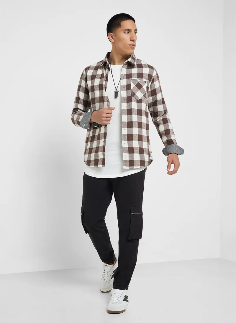 برايف سول Casual Check Shirt
