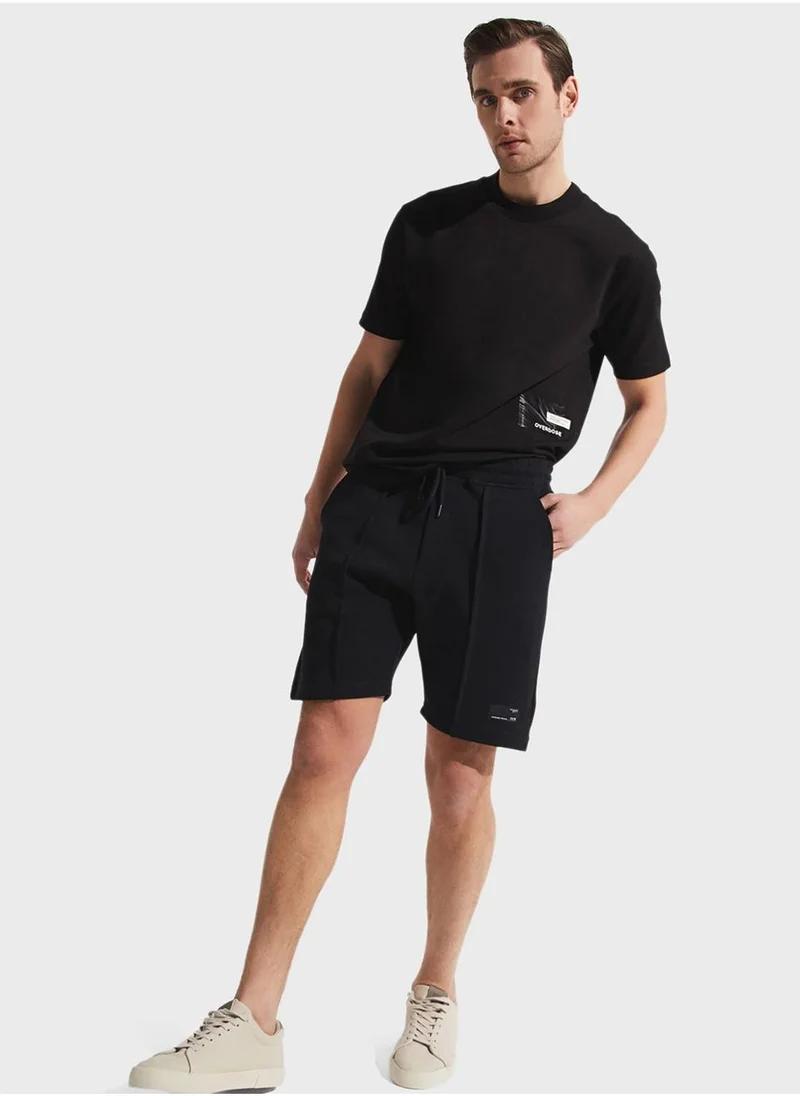 JUNE Essential Ribbed Seam Shorts