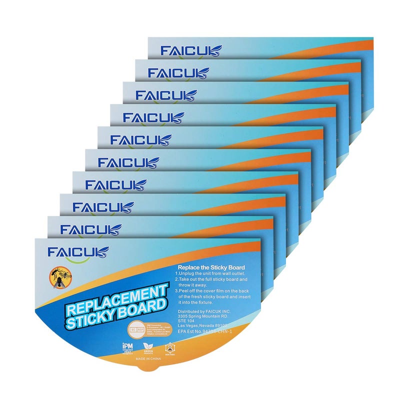 Faicuk Replacement Glue Board for FA-FLT07 Wall Sconce Fly Light - Pack of 10 - Image 2